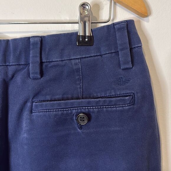 Dockers Men’s Slim Tapered Fit Chino Dress Pants - Blue, Size 33x30 - Picture 4 of 10